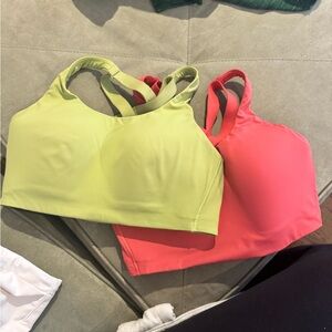 Two 34D LULULEMON sports bras, good used condition